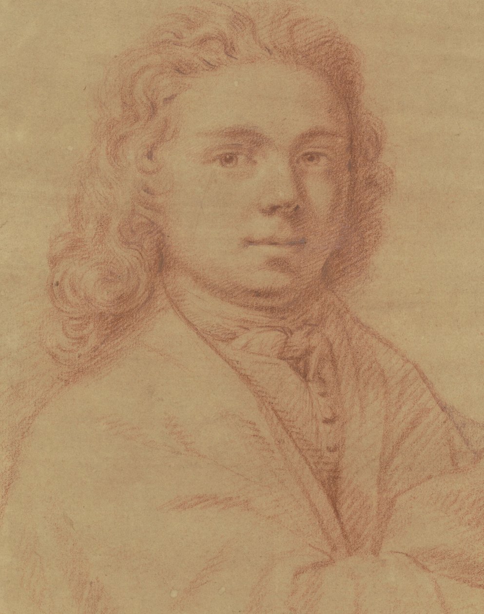 Autoportret rysownika Hendrika van der Vugt autorstwa Hendrik van der Vugt