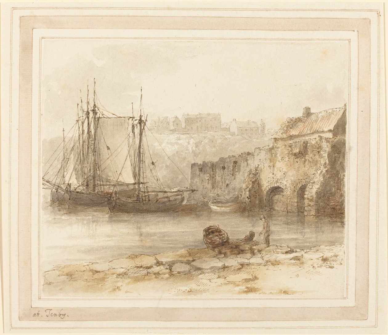W Tenby autorstwa Heneage Finch 4th Earl of Aylesford