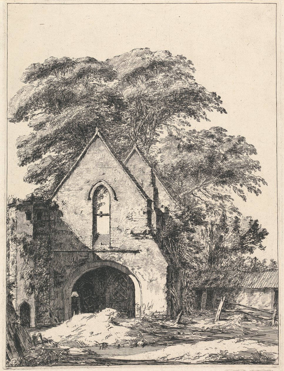 Klasztor Maxstoke autorstwa Heneage Finch fourth Earl of Aylesford