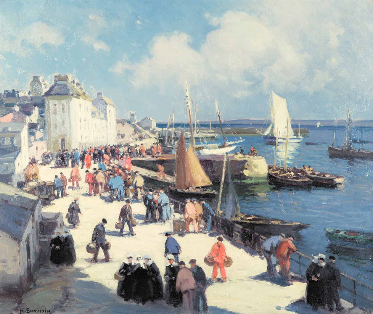 Douarnenez autorstwa Henri Alphonse Barnoin