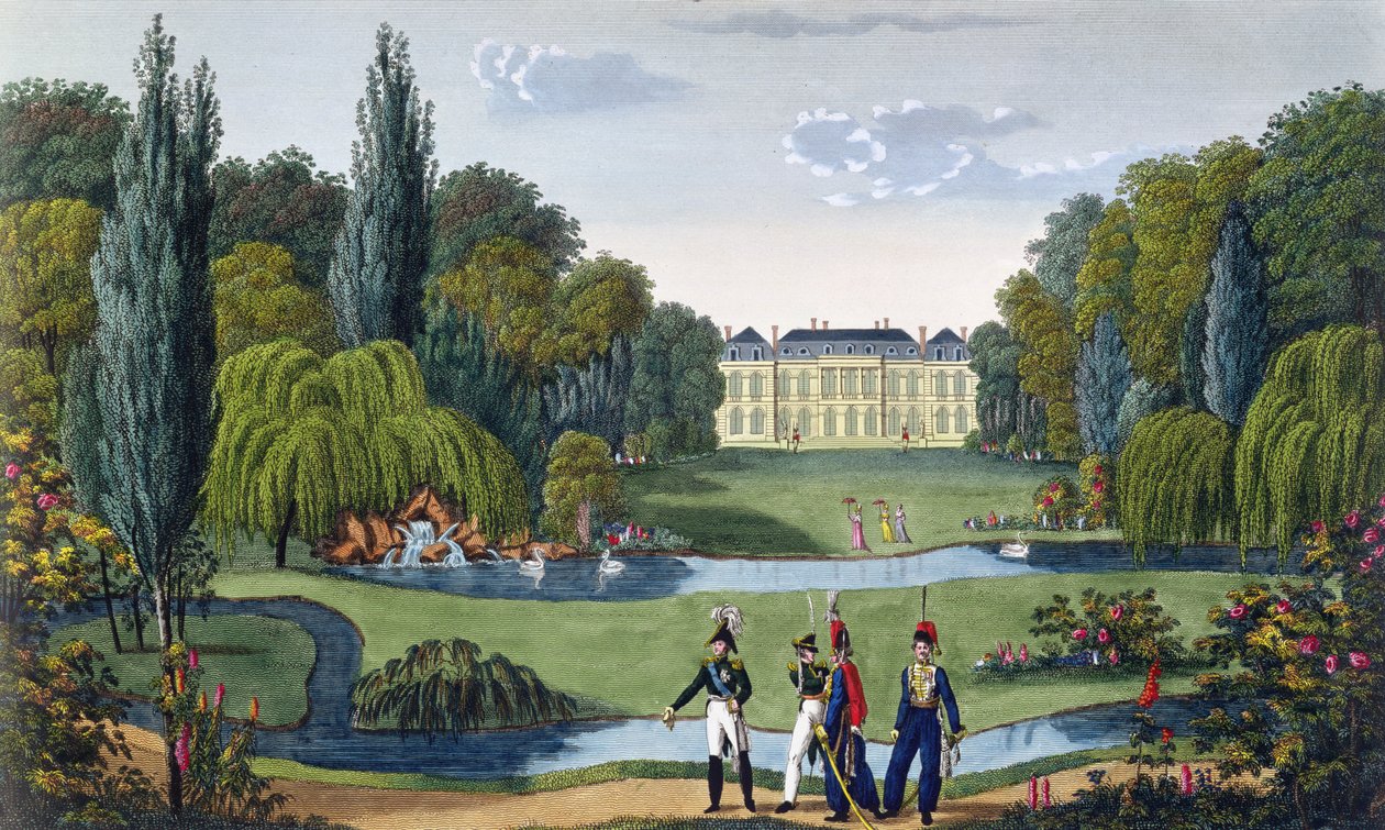 Elysee Bourbon, c.1815-20 (kolor grawerowany) autorstwa Henri Courvoisier Voisin