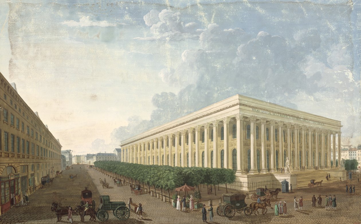 Pałac Giełdowy autorstwa Henri Courvoisier Voisin