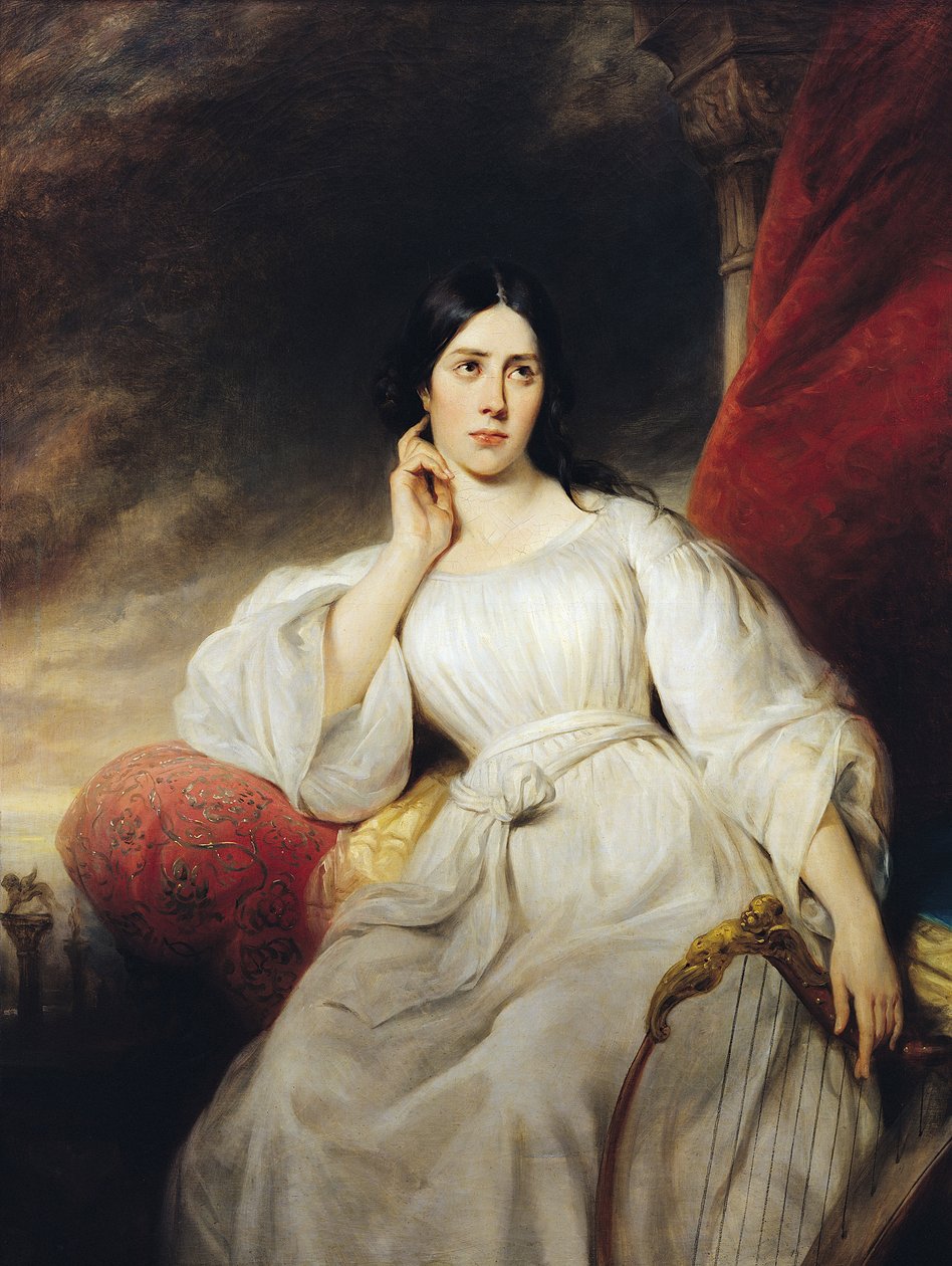 Мадам Малибран (1808-36) Дездемонагийн дүрд, 1830 онд autorstwa Henri Decaisne