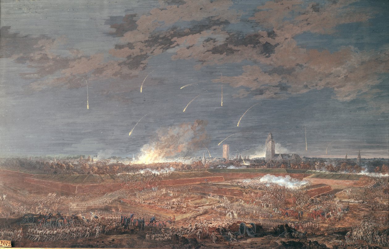 Atak na Berg-Op-Zoom, 4 rano 16 września 1746, 1786 autorstwa Henri Desire van Blarenberghe