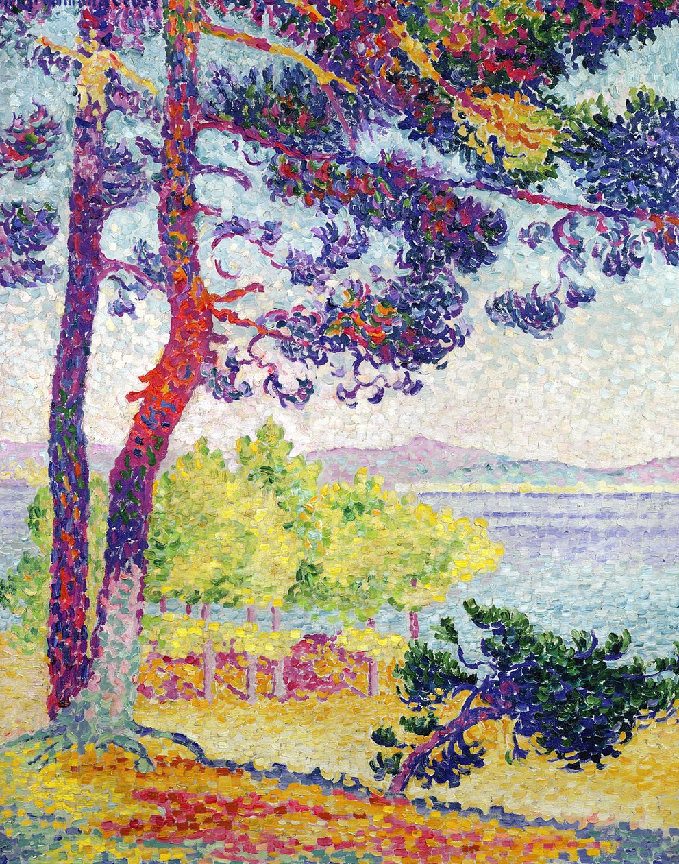 Popołudnie w Pardigon, Var, 1907 autorstwa Henri Edmond Cross