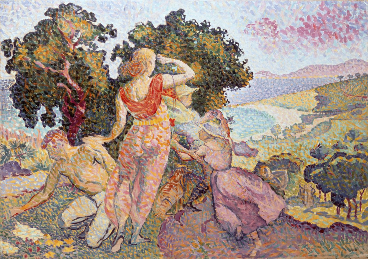 Podróżnicy, 1894 autorstwa Henri Edmond Cross
