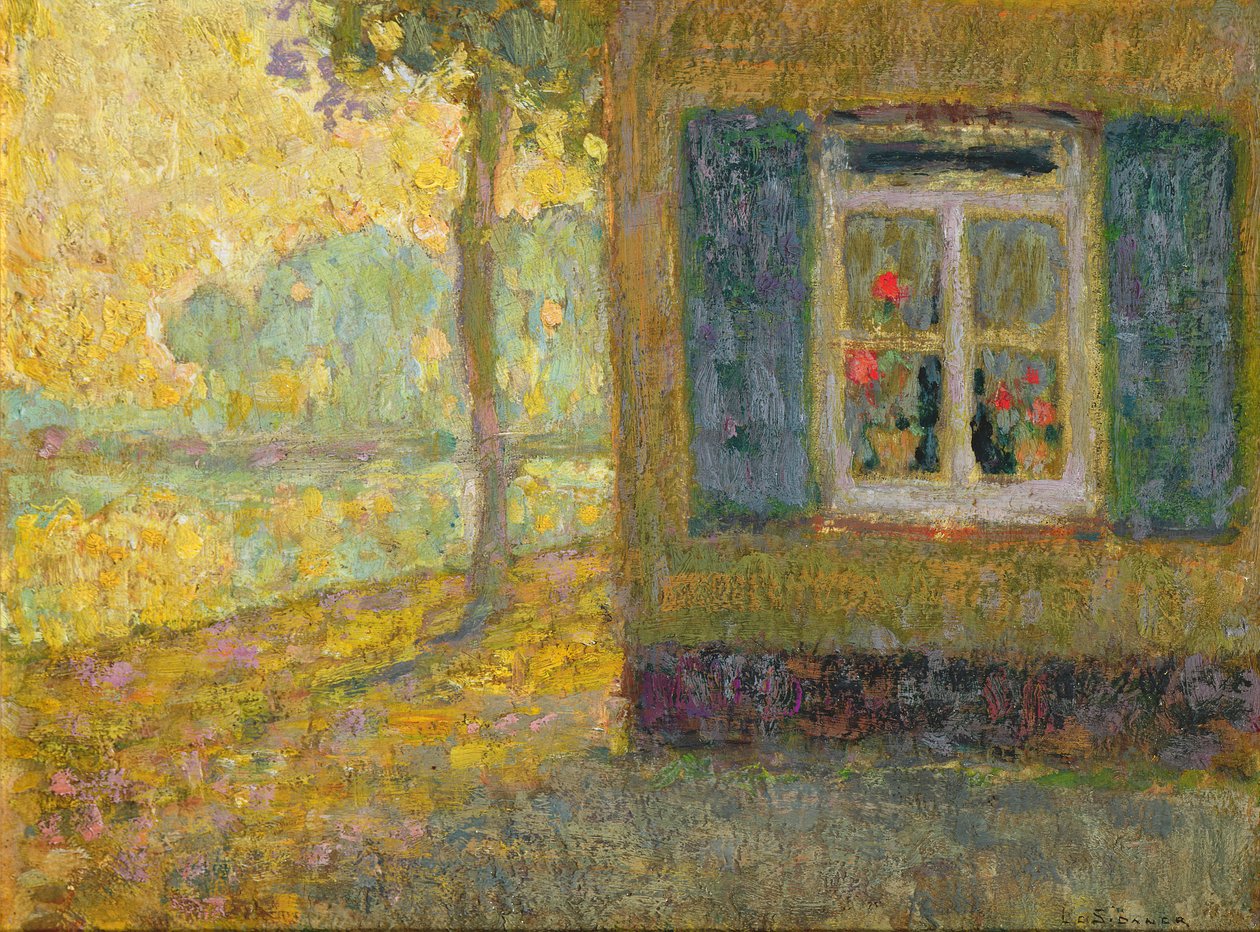 Ścieżka Kanału, Gravelines autorstwa Henri Eugene Augustin Le Sidaner