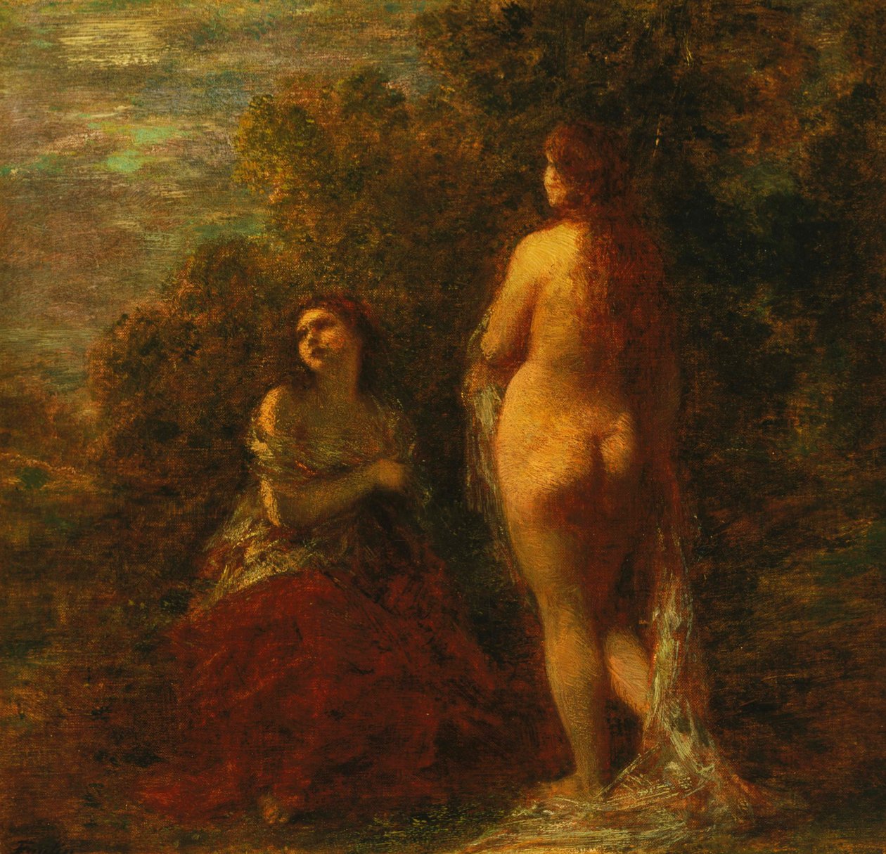 Świt autorstwa Ignace Henri Jean Fantin Latour
