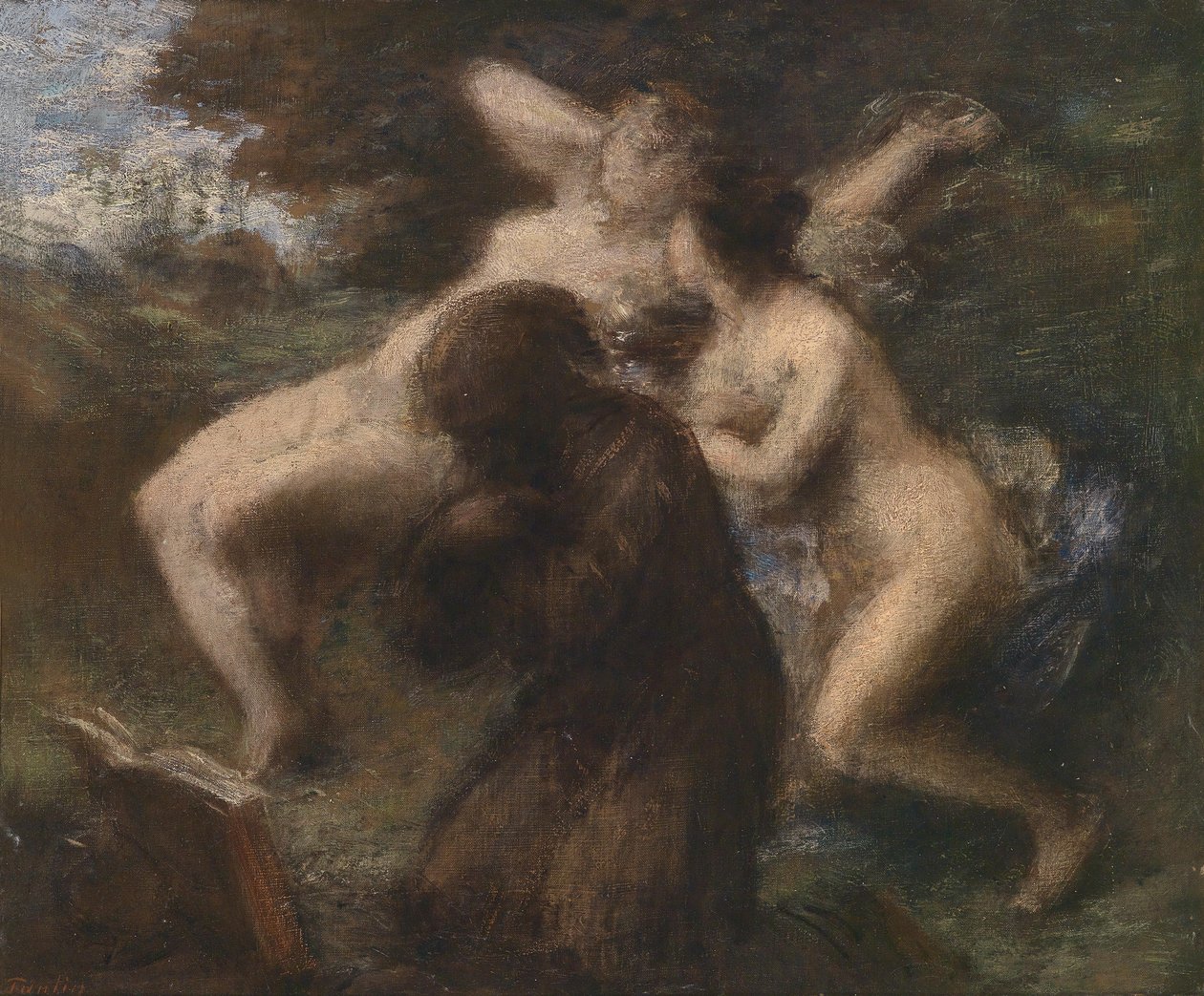 Kuszenie św. Antoniego autorstwa Ignace Henri Jean Fantin Latour