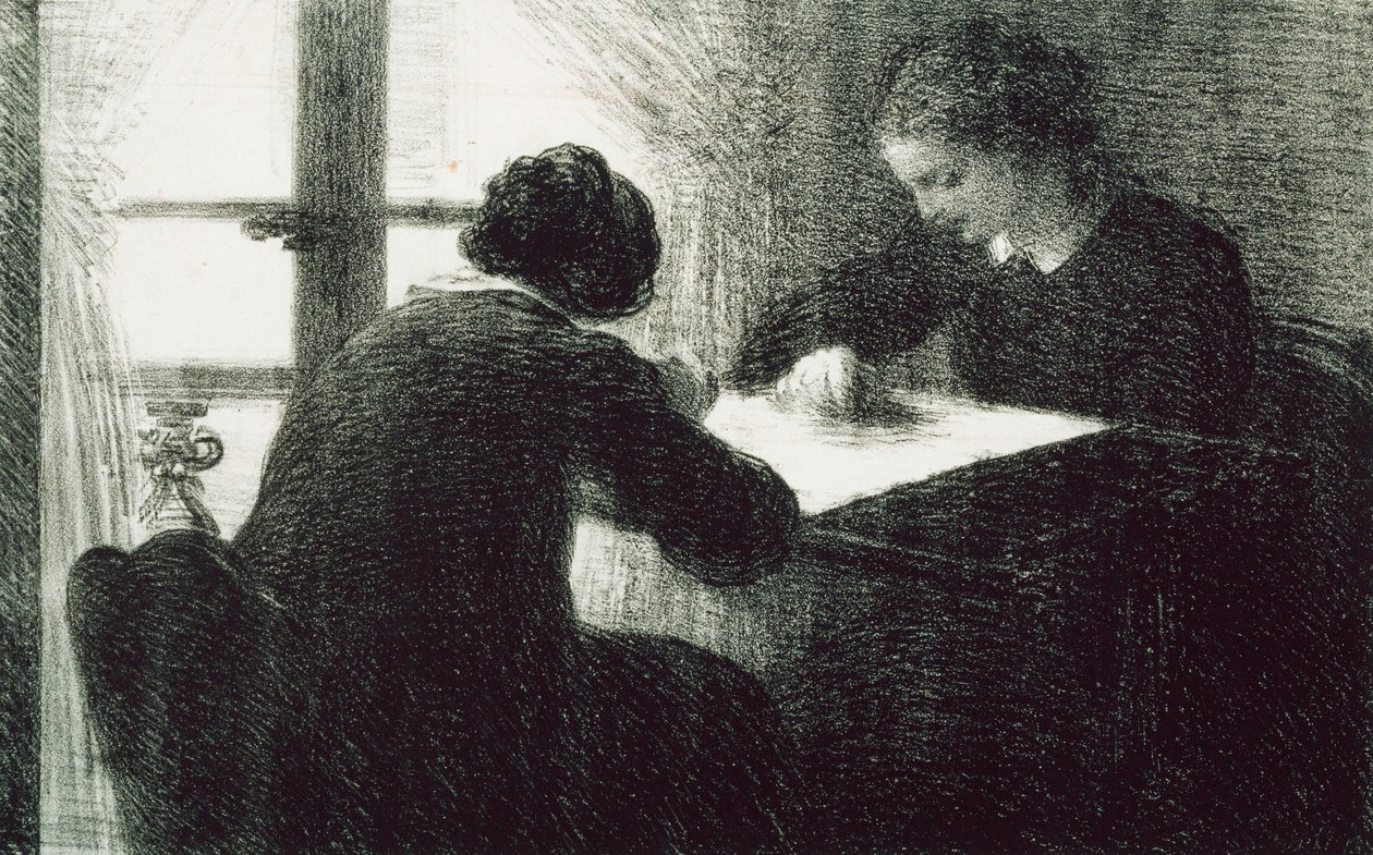 Hafciarze autorstwa Ignace Henri Jean Fantin Latour