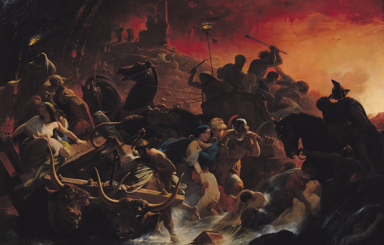 Ostatnie dni Pompejów autorstwa Henri Frederic Schopin
