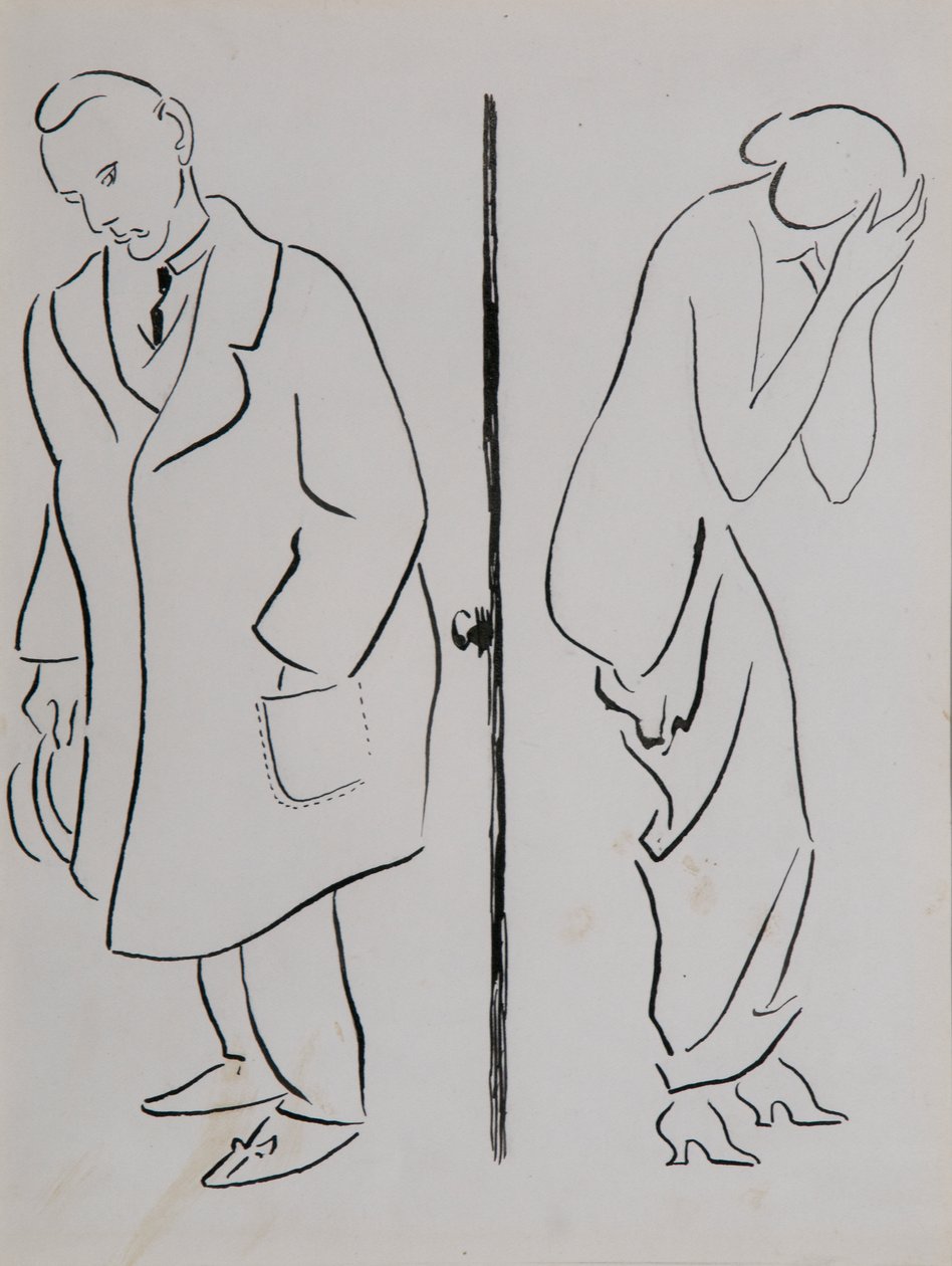 Rozstanie autorstwa Henri Gaudier Brzeska