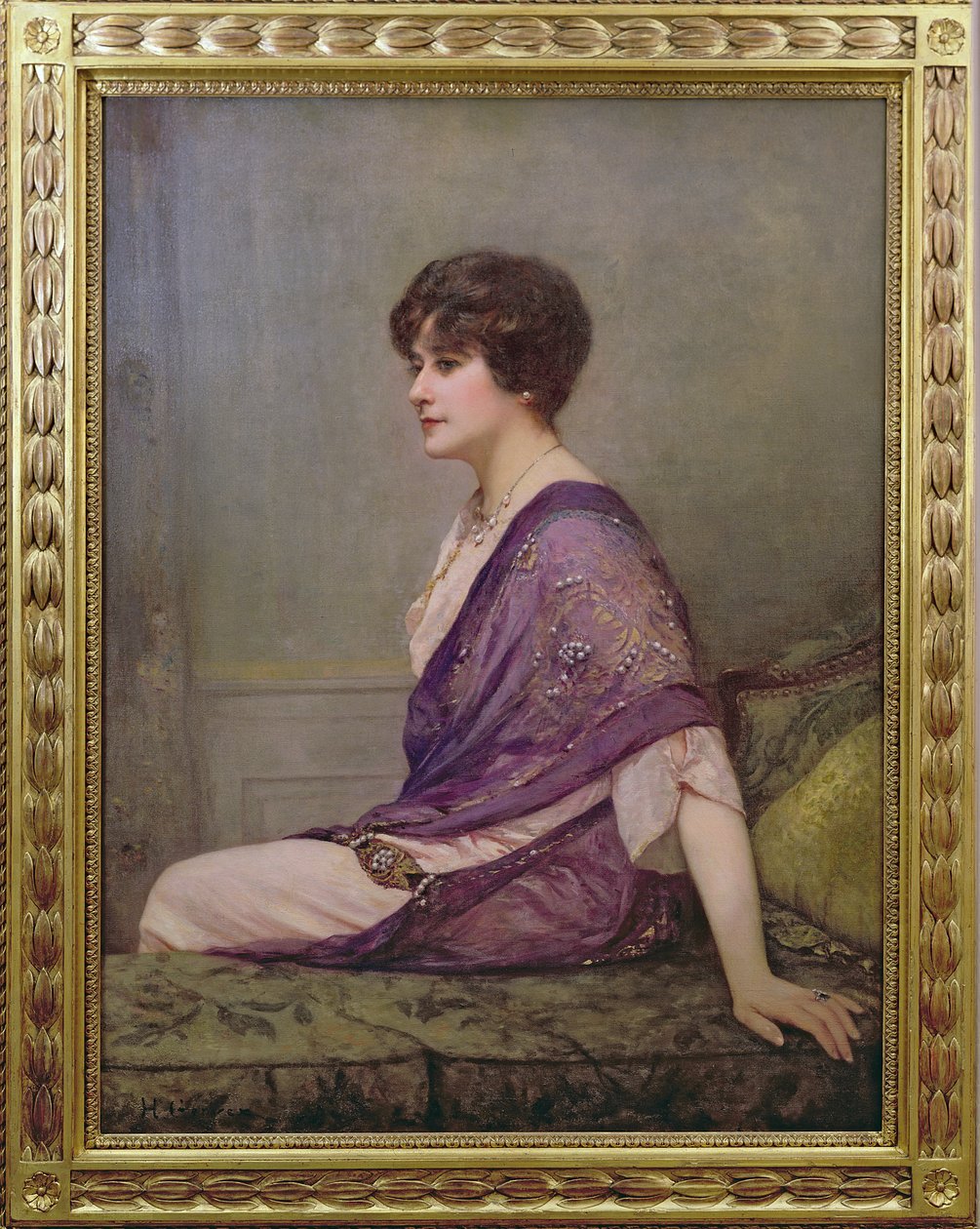 Portret Couturier Madame Paquin (1869-1936) autorstwa Henri Gervex