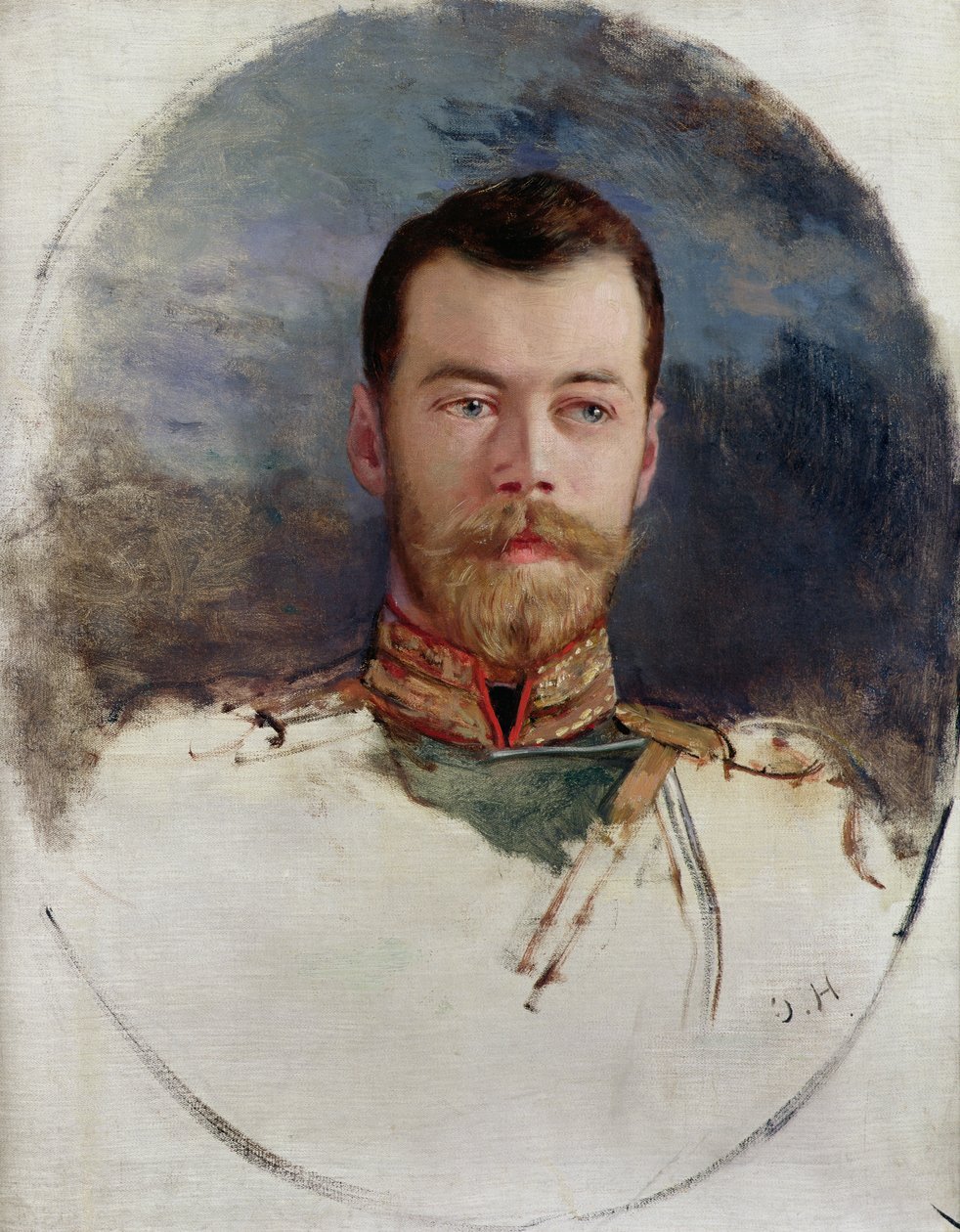 Studium do portretu cara Mikołaja II (1868-1918) 1898 autorstwa Henri Gervex