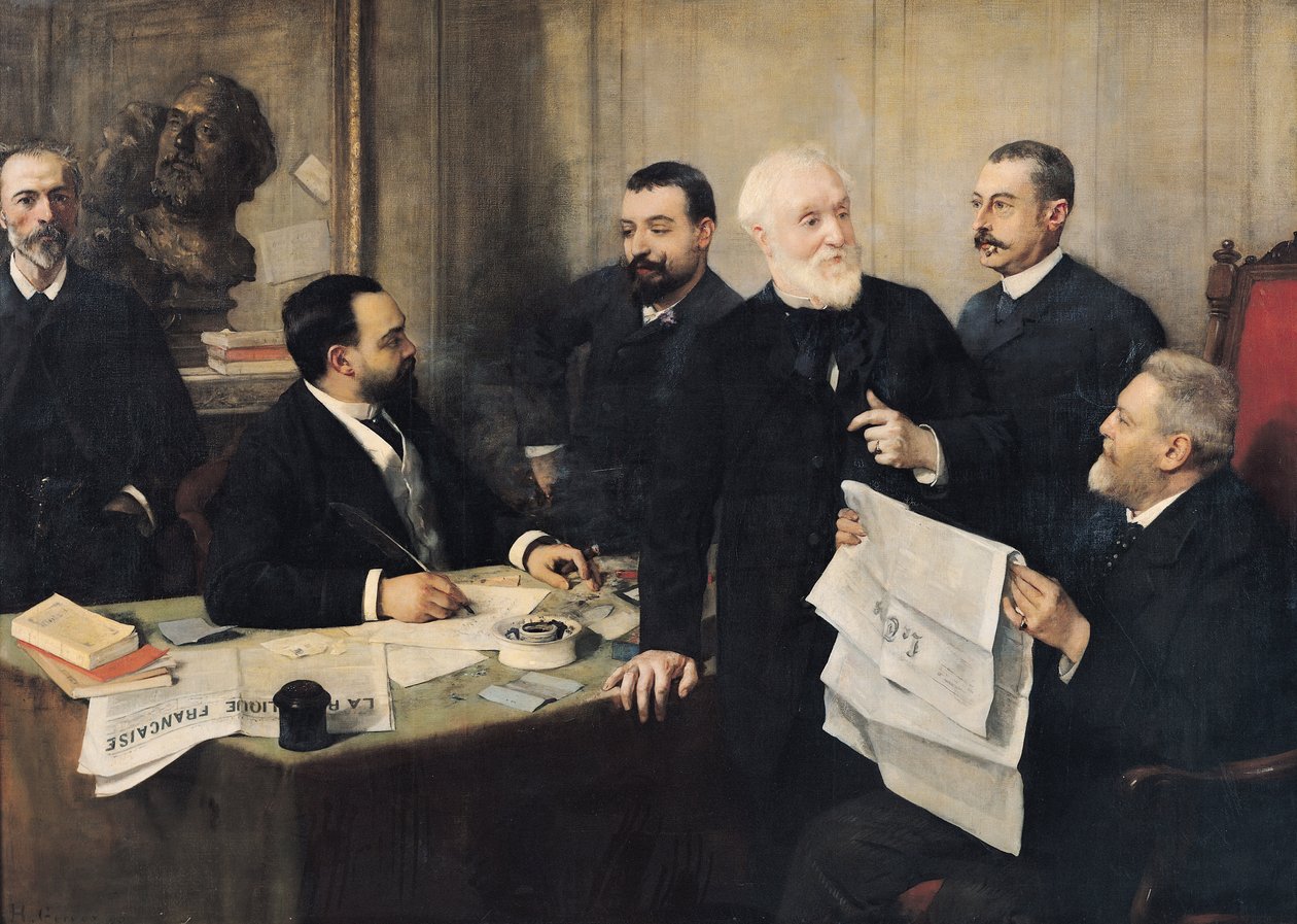 Rada Dyrektorów „La Republique Francaise”, 1890 autorstwa Henri Gervex