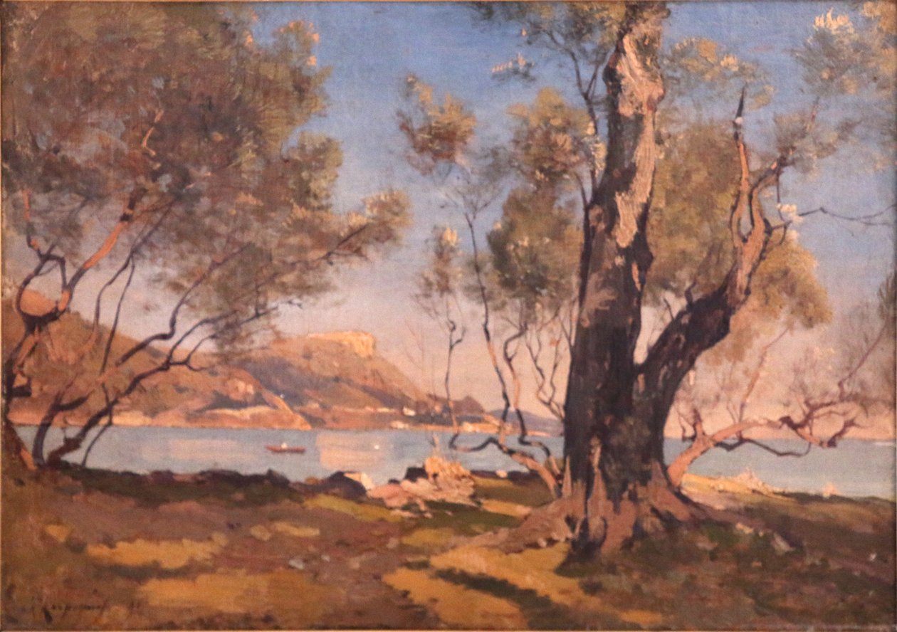 Drzewa w Beaulieu. autorstwa Henri Joseph Harpignies