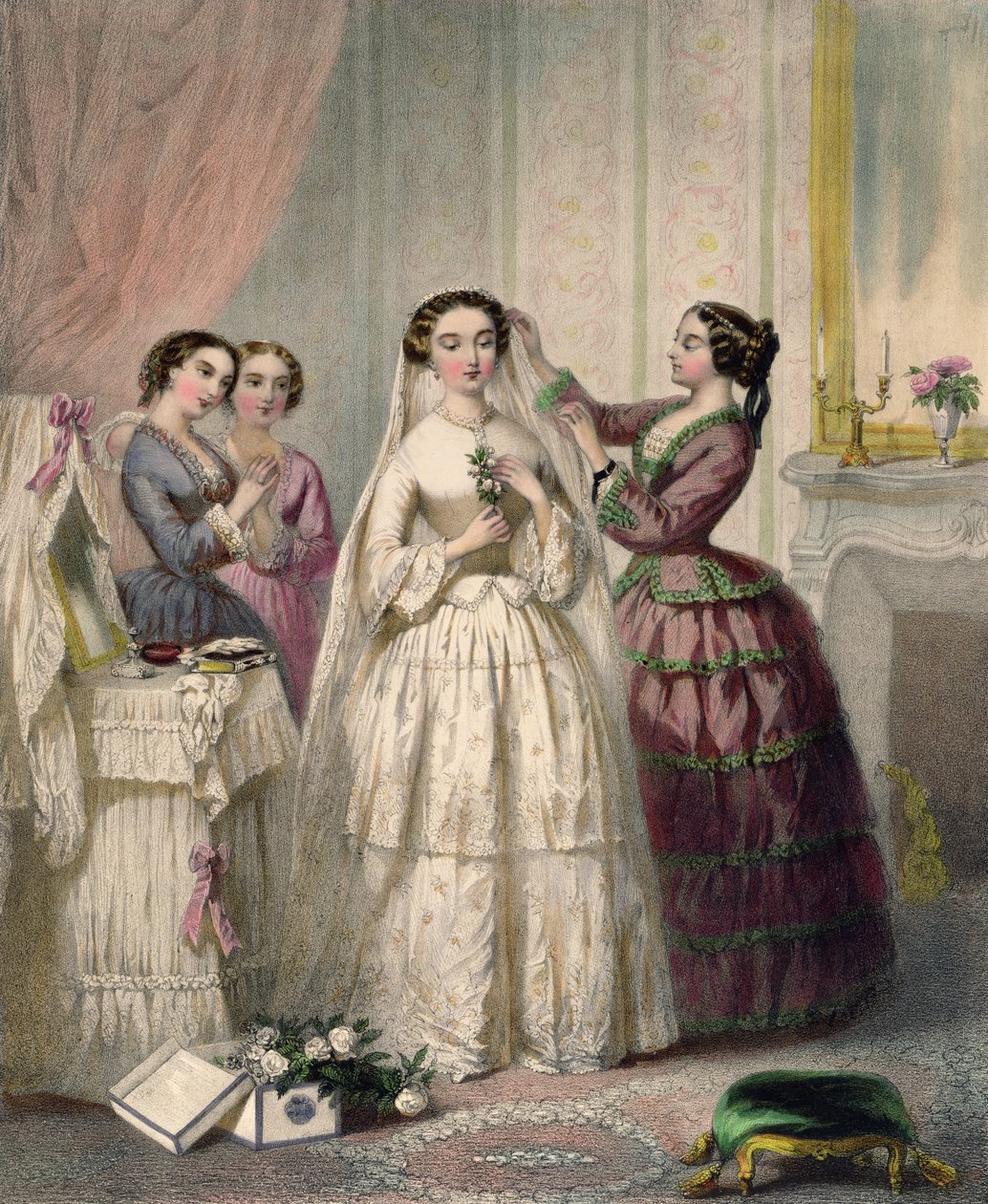 Oblubienica rytowana przez J. Battanniera, 1852-53 autorstwa Henri Lafon