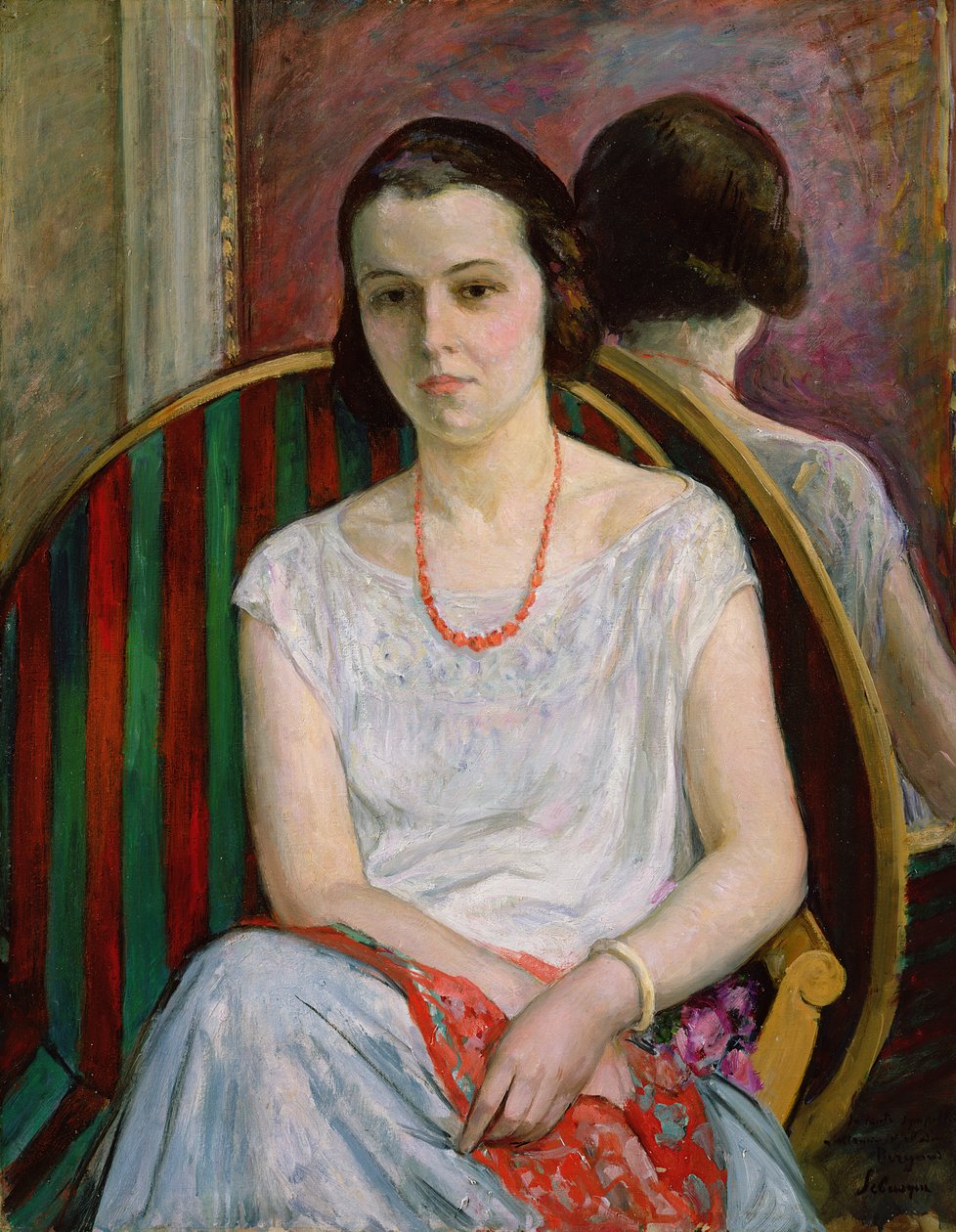 Portret kobiety autorstwa Henri Lebasque