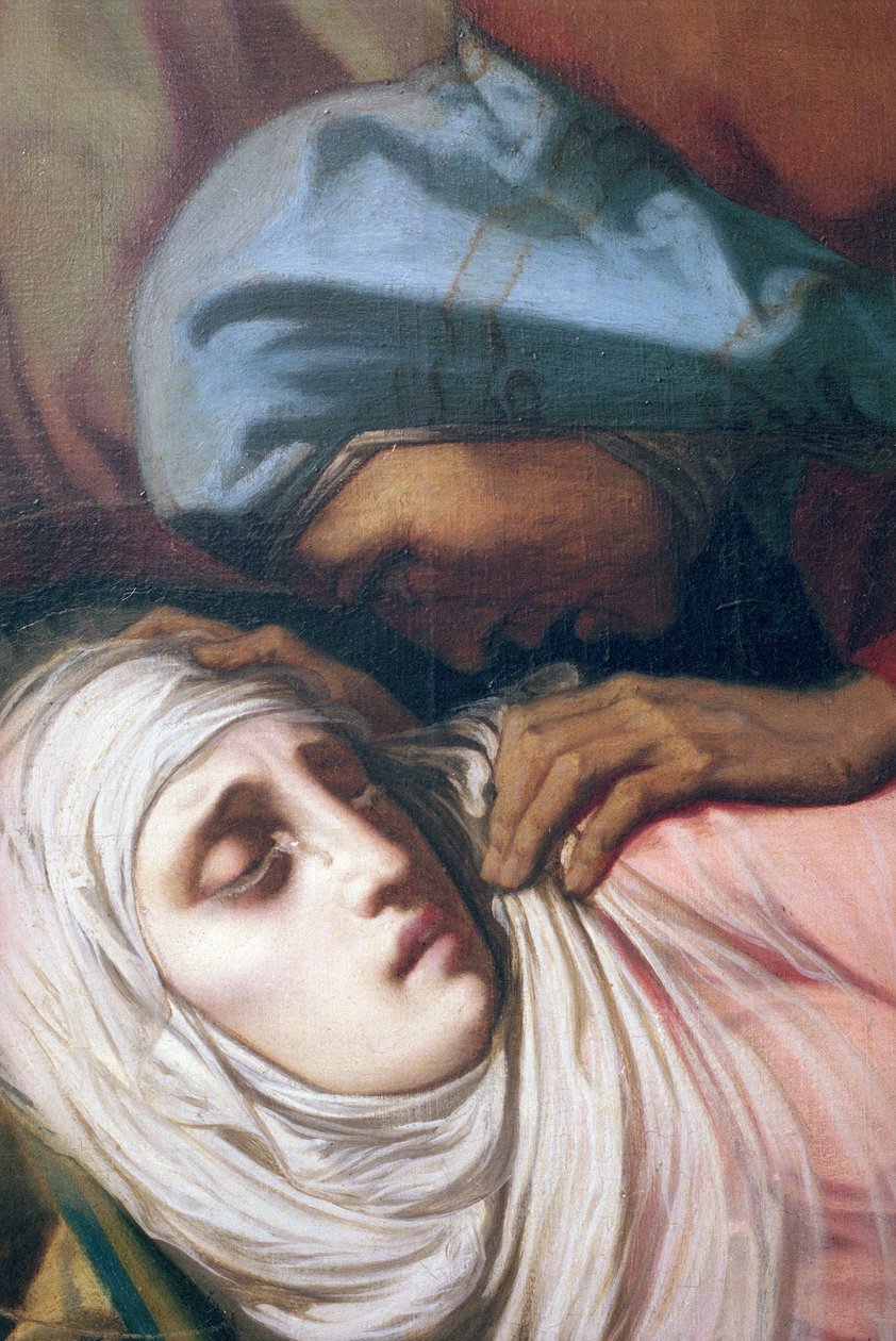 Najświętsza Maryja Panna pod Krzyżem, 1847 (szczegół) (patrz także 252682 i 248129) autorstwa Henri Lehmann