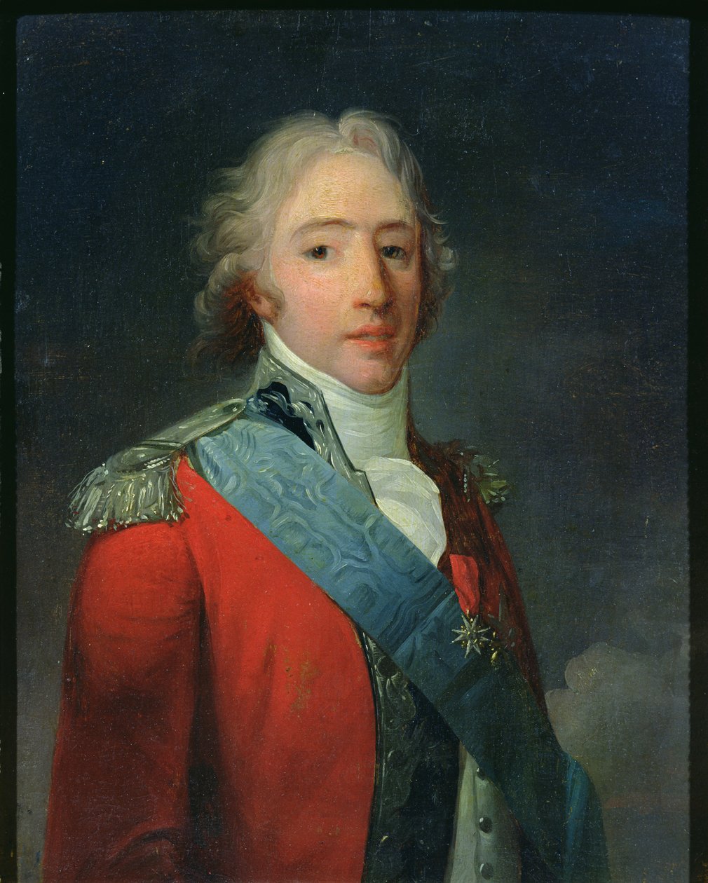 Portret Karola francuskiego (1757-1836), hrabiego Artois, przyszłego Karola X króla Francji i Nawarry autorstwa Henri Pierre Danloux