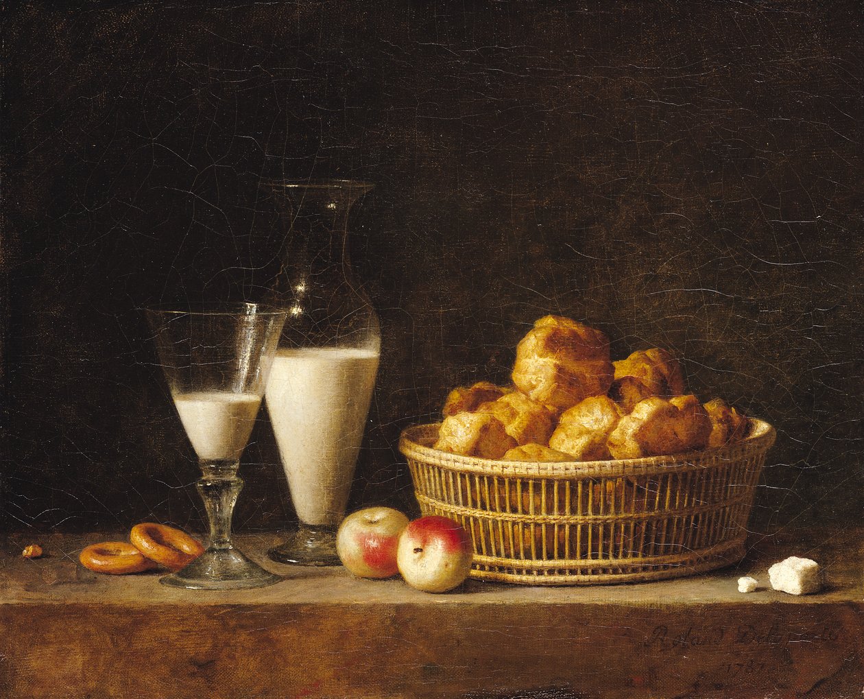 Małe zestawienie, czyli karafka Orgeata, 1787 autorstwa Henri Roland de la Porte