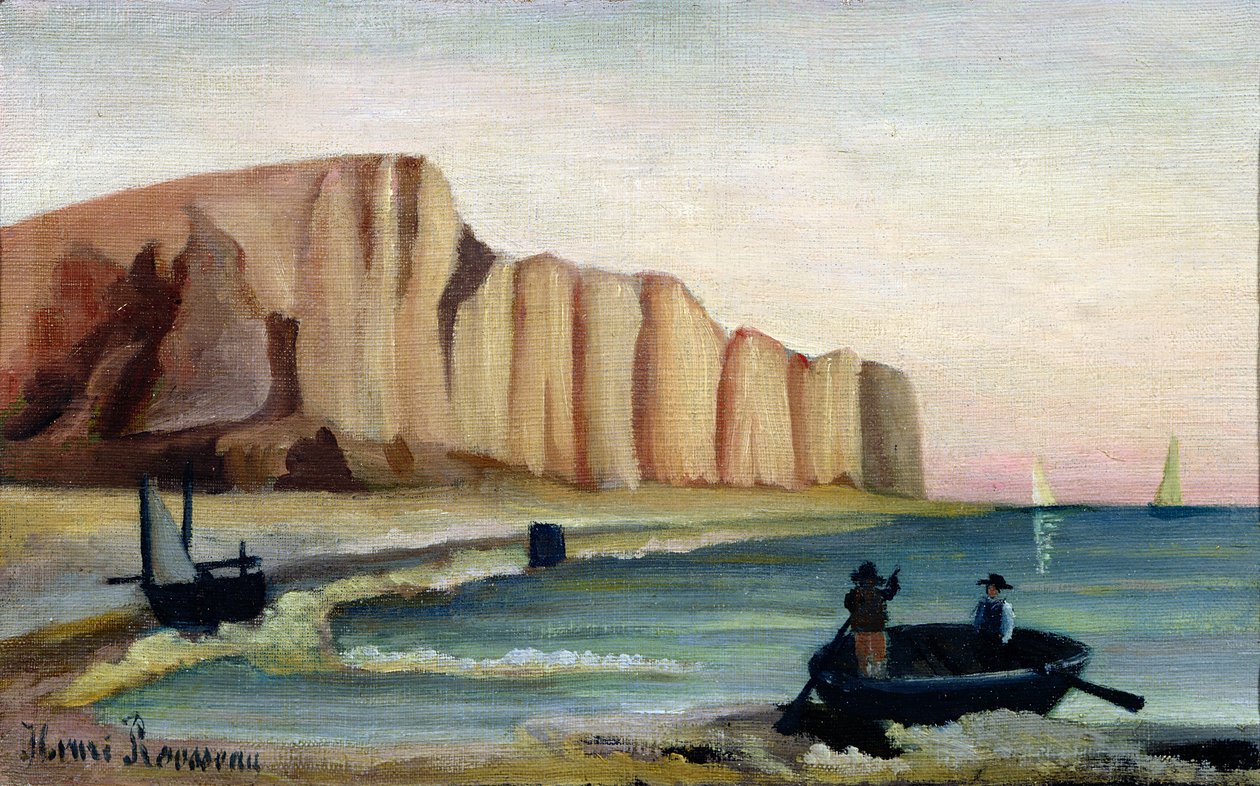 Klify, ok.1897 autorstwa Henri Rousseau