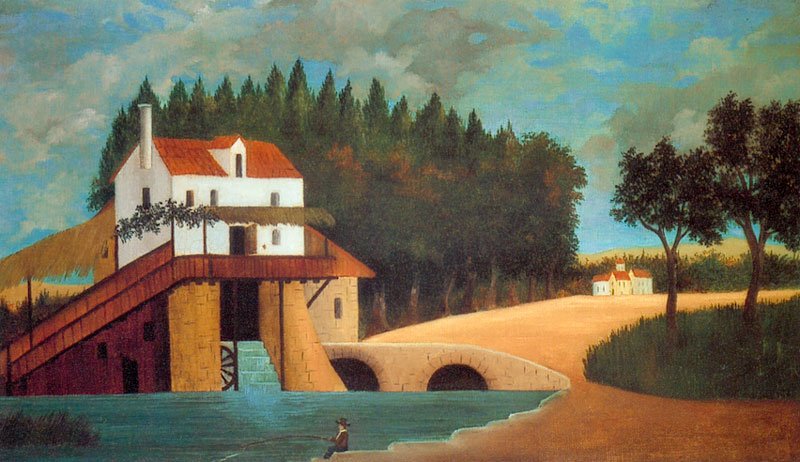Młyn autorstwa Henri Rousseau