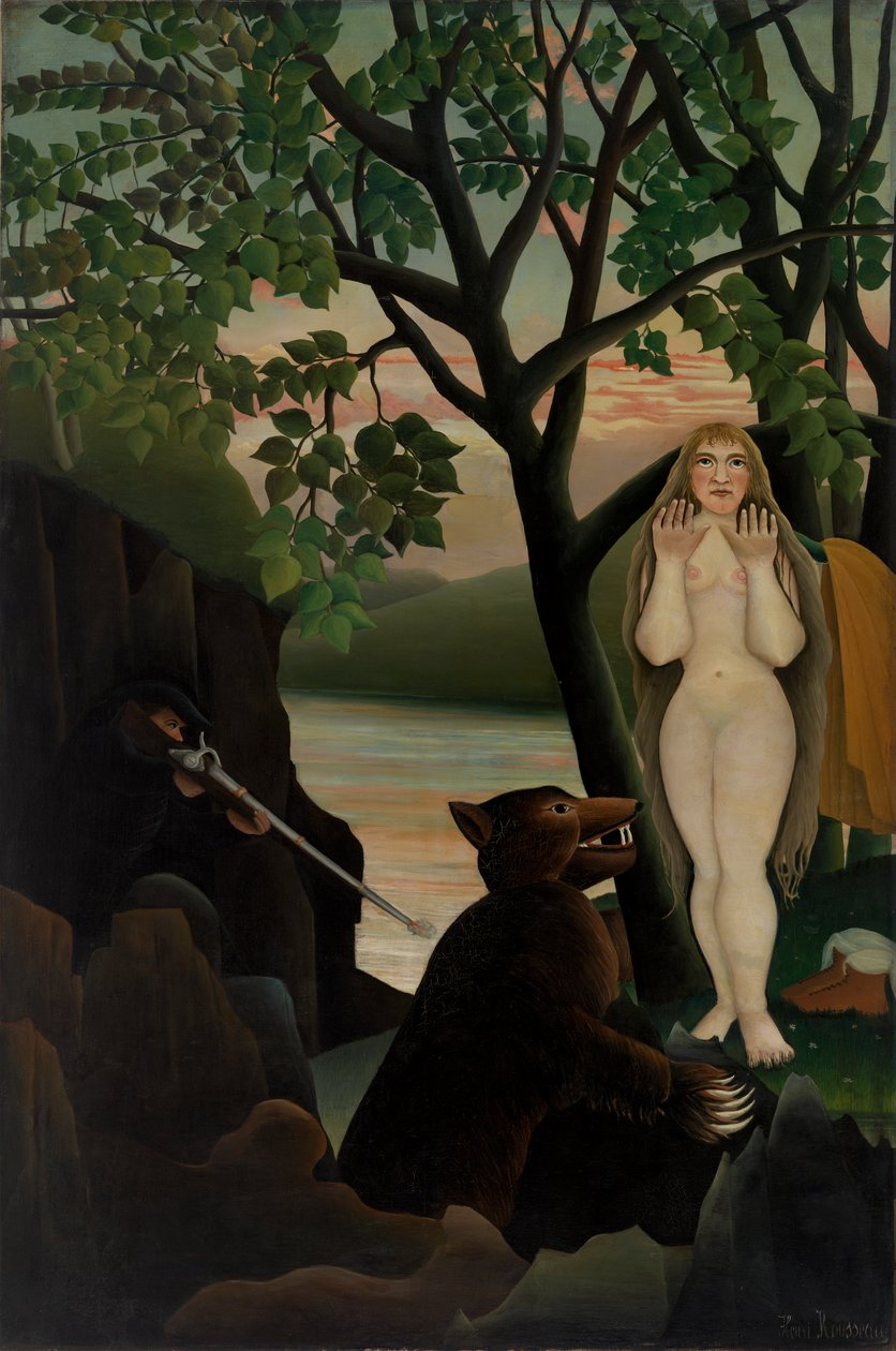 Zła niespodzianka autorstwa Henri Rousseau