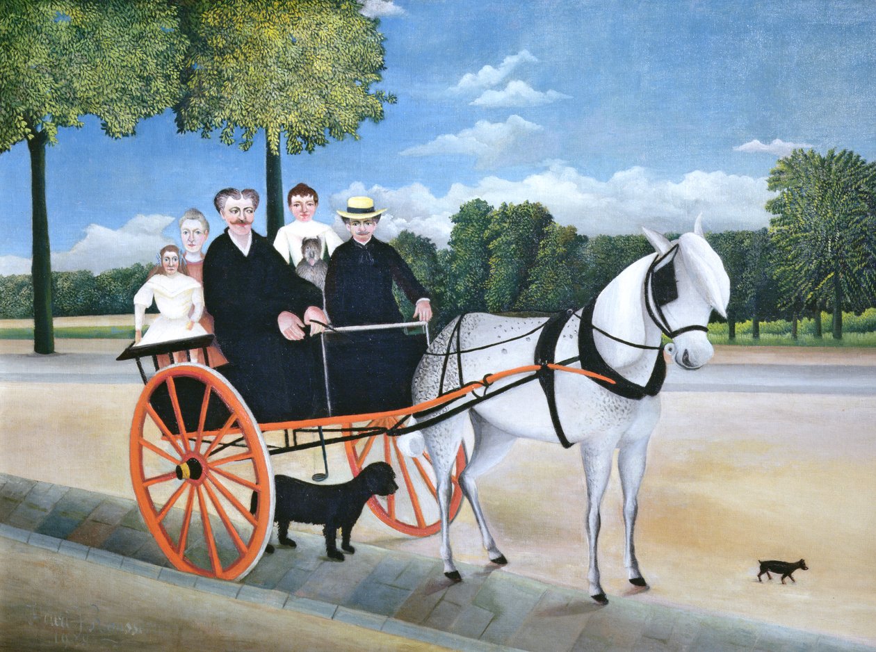 Pułapka starca Juniera, 1908 autorstwa Henri Rousseau