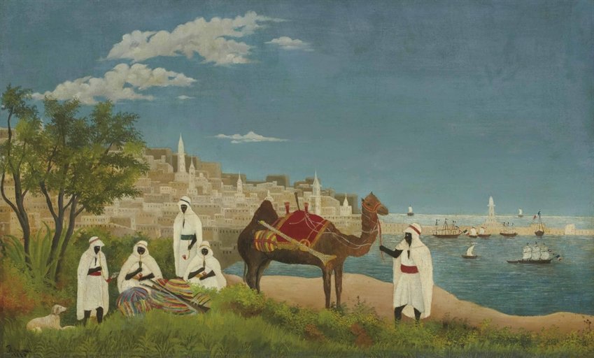Krajobraz Algieru autorstwa Henri Rousseau