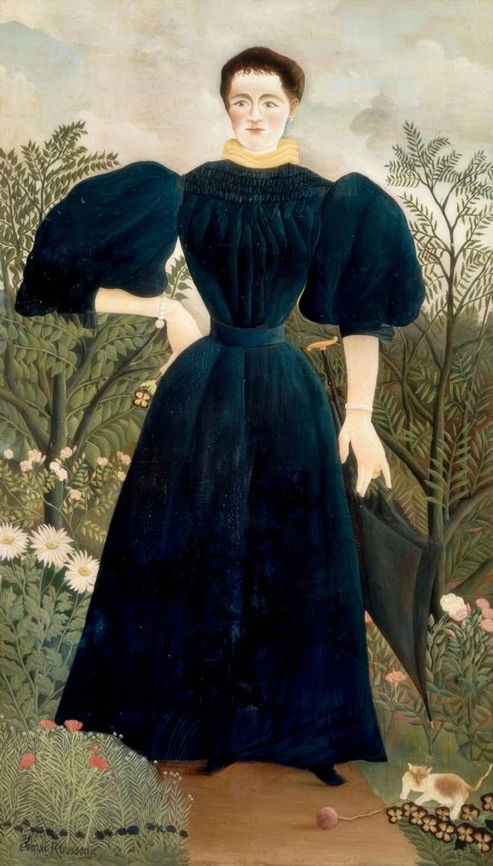 Portret kobiety autorstwa Henri Rousseau