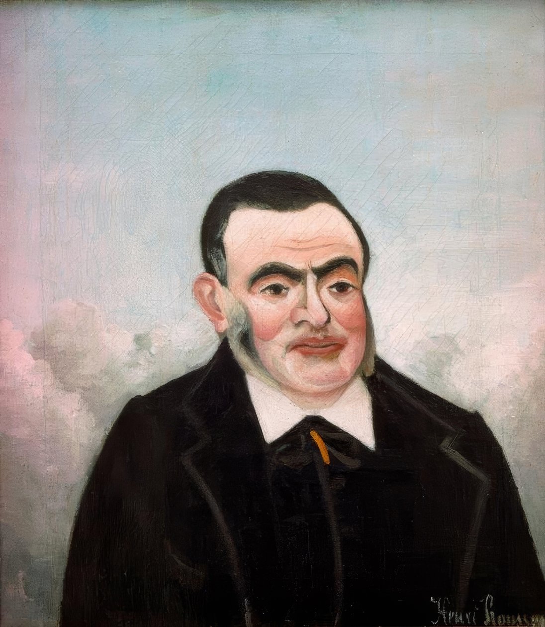 Portret mężczyzny autorstwa Henri Rousseau