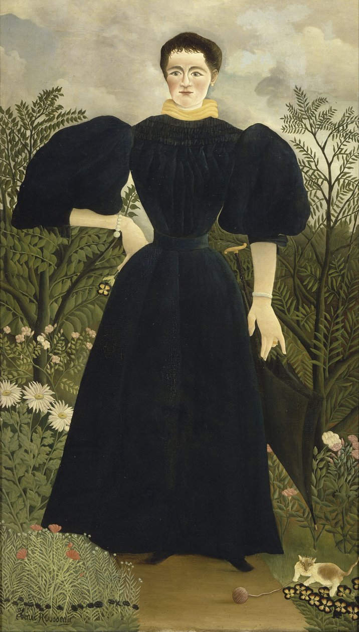 Portret pani M; autorstwa Henri Rousseau