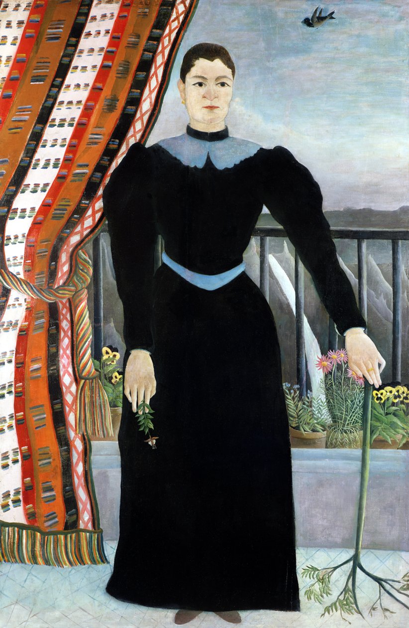 Portret kobiety, 1895 autorstwa Henri Rousseau