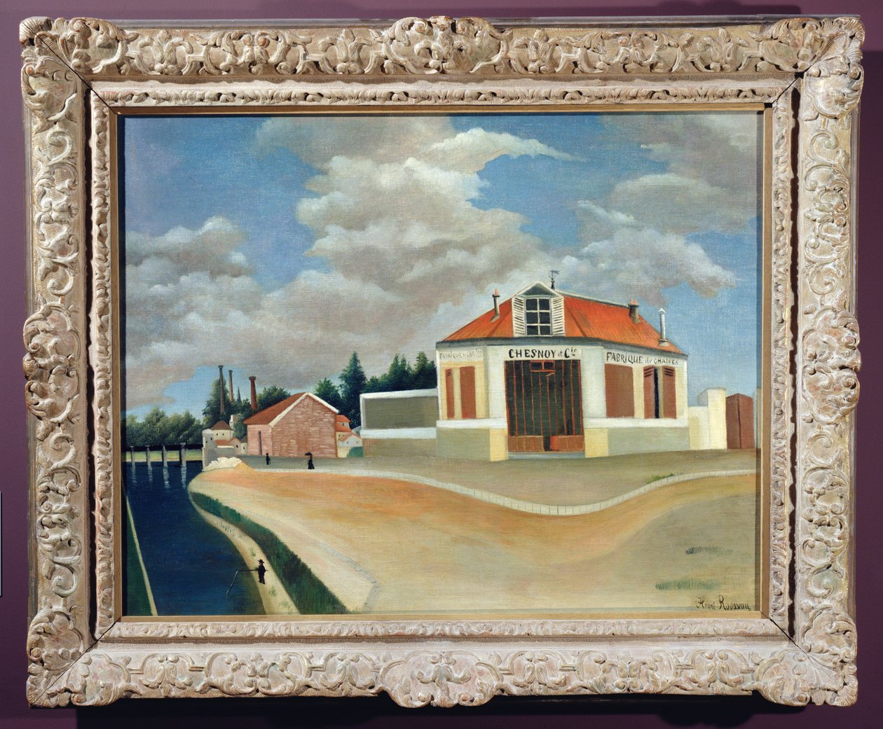Fabryka krzeseł w Alfortville, ok. 1897 (patrz również 869820) autorstwa Henri Rousseau