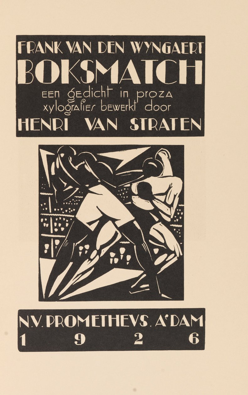 Mecz bokserski autorstwa Henri Van Straten