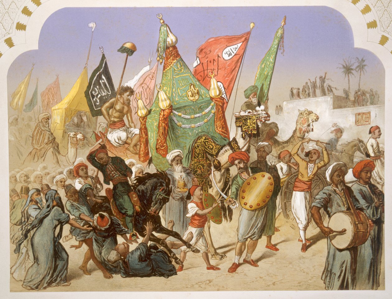 Powrót Mahmala do Kairu, 1860 autorstwa Henri de Montaut