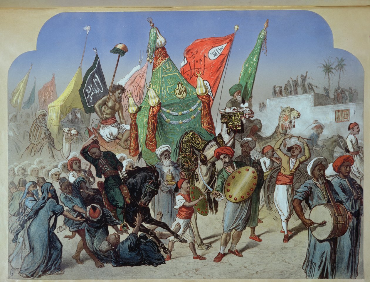 Powrót Mahmala do Kairu, ok. 1870 r autorstwa Henri de Montaut