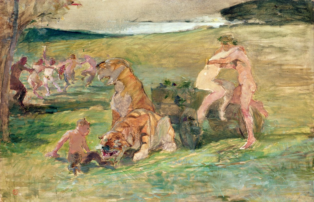Alegoria, Wiosna Życia, 1883 autorstwa Henri de Toulouse Lautrec