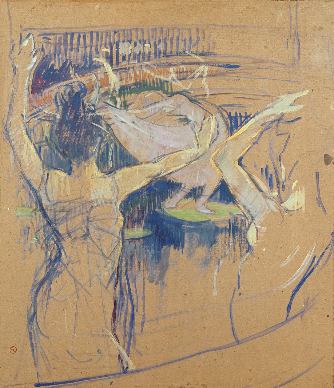 Ballet de Papa Chrysanth ème, 1892 (olej na tekturze) autorstwa Henri de Toulouse Lautrec