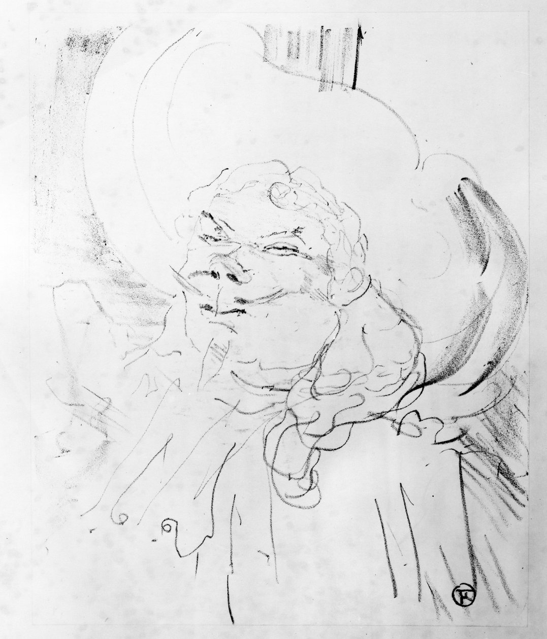 Benoît-Constant Coquelin jako Cyrano de Bergerac, 1898 autorstwa Henri de Toulouse Lautrec