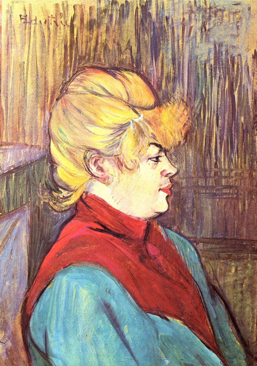 Mieszkaniec Cathouse autorstwa Henri de Toulouse Lautrec