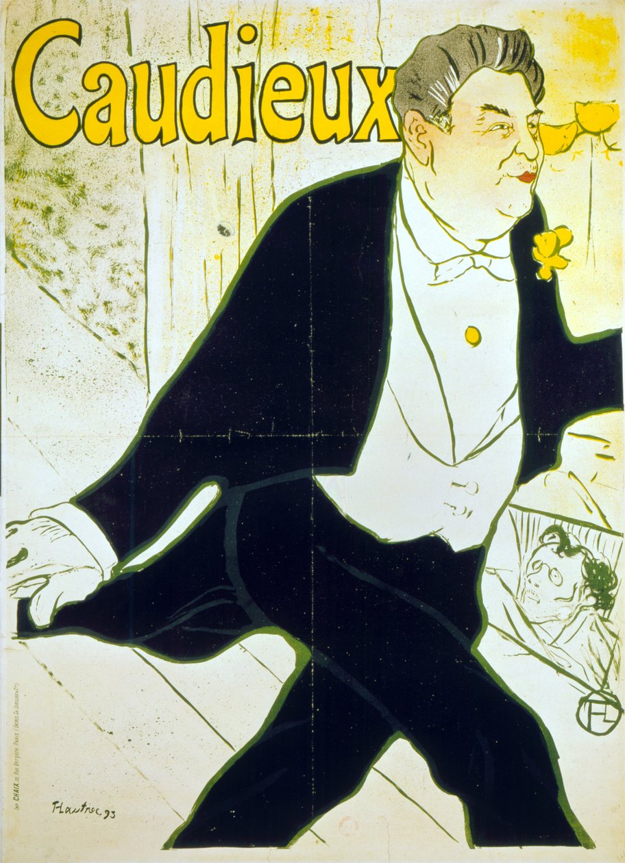 Caudieux, 1893 autorstwa Henri de Toulouse Lautrec