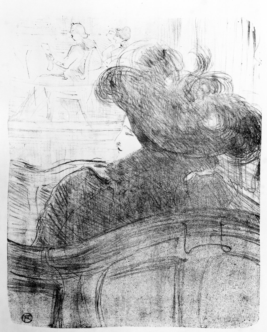 Cléo de Mérode, 1898 autorstwa Henri de Toulouse Lautrec