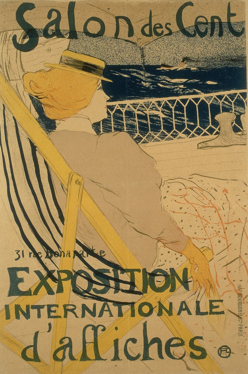 Podróżni z kabiny 54 autorstwa Henri de Toulouse Lautrec