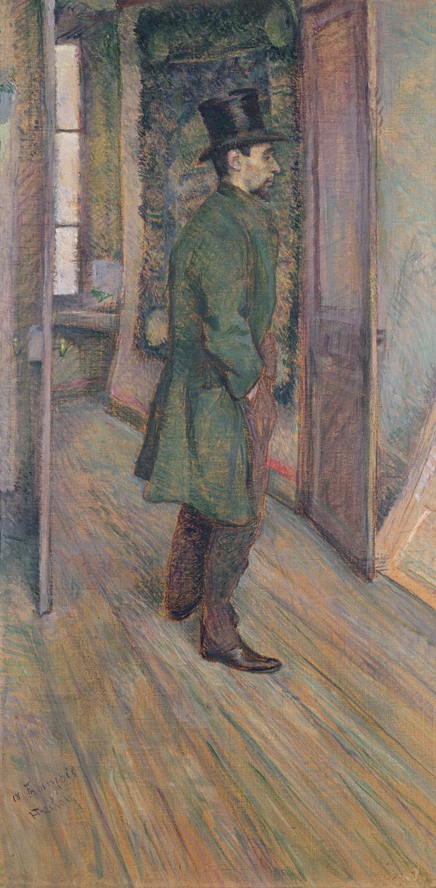 Francois Gauzy (1861-1933) (pastel na papierze) autorstwa Henri de Toulouse Lautrec