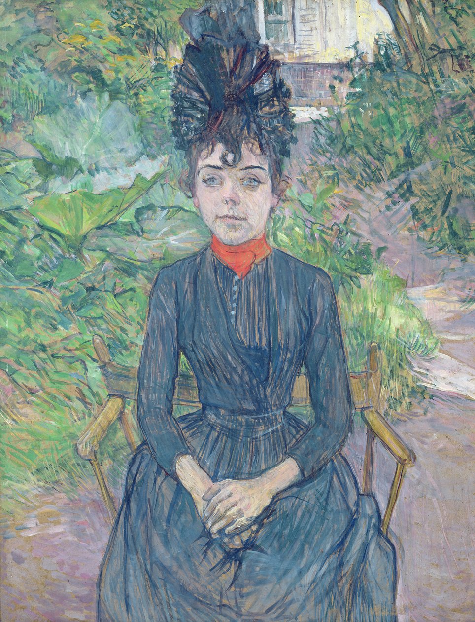 Justine Dieuhl, ok. 1891 (olej na karcie) autorstwa Henri de Toulouse Lautrec
