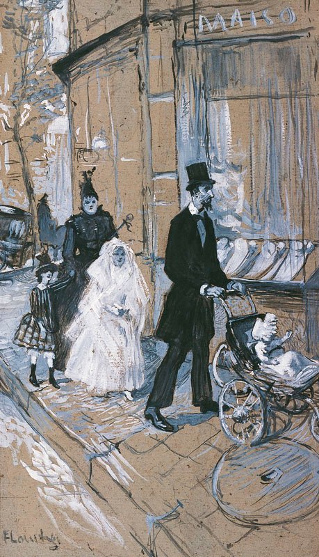 Pierwsza Komunia Święta autorstwa Henri de Toulouse Lautrec