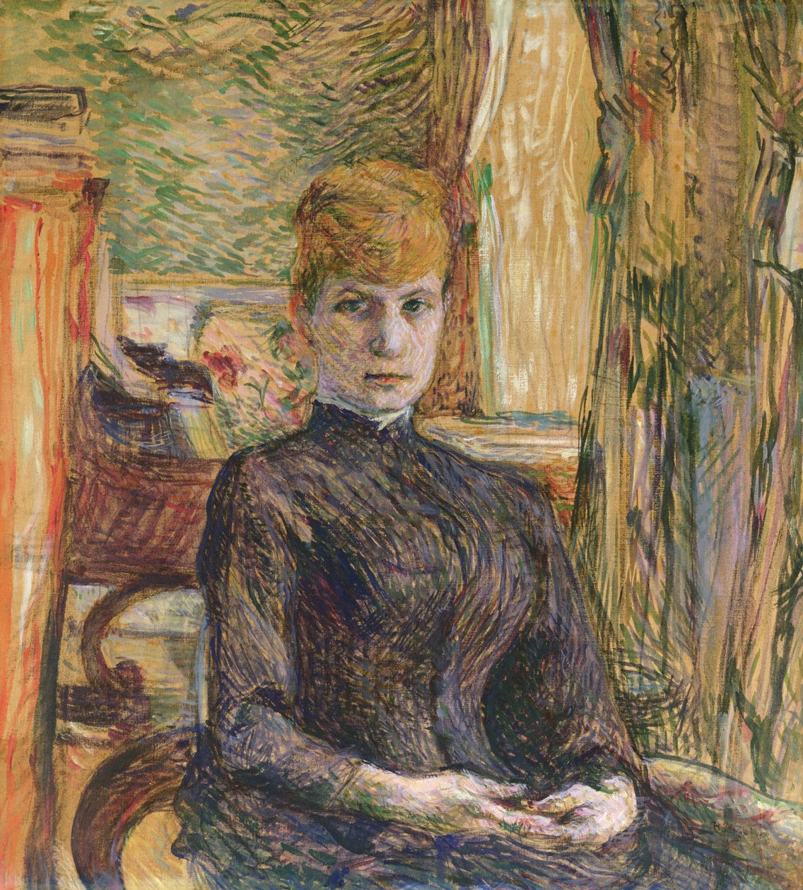 Madame Juliette Pascal, 1887 autorstwa Henri de Toulouse Lautrec