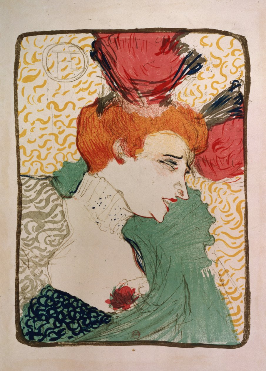 Mademoiselle Marcelle Lender, 1895 (lito i wc) (dowód 7012) autorstwa Henri de Toulouse Lautrec